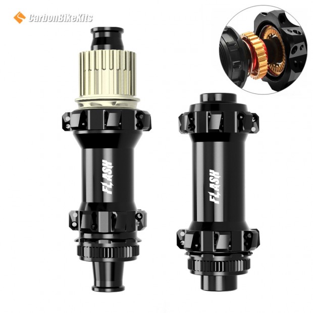 FLASH™️ MTB ディスク ブレーキ ハブ 36T スター ラッチェット センターロック 28 ホール HG/XD/MS ブースト対応